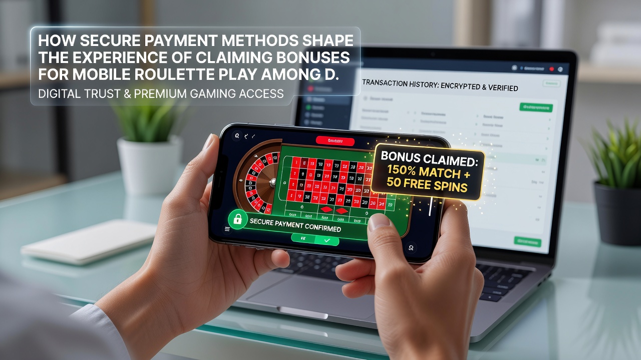 Mobiel roulette spelen met beveiligde betalingen en bonussen